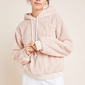 Anthropologie soft Sherpa hoodie